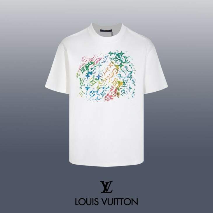 Picture of Louis Vuitton T Shirts Short _SKULVXS-Lsxtx017076